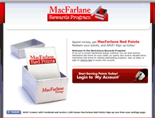Tablet Screenshot of macfarlaneredpoints.com